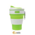 ماگ سیلیکونی تاشو کارابین‌دار