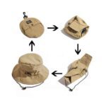 کلاه ماهیگیری طبیعتگردی تاشو و ضدآب