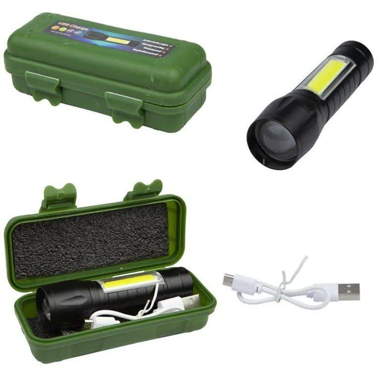 BhzPemPw9uugxIoX-min چراغ قوه پلیسی 3 حالته شارژی (بدنه فلز) - Image 1