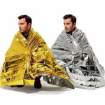 پتوی نجات یک رو نقره ای و طلایی کوهنوردی