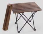 میز کمپینگ چوبی تاشو دنیز پایه فلزی