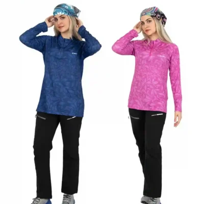 بلوز نیم زیپ دخترانه CW36 هیمالیا