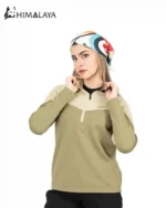 بلوز نیم زیپ زنانه CW43 هیمالیا - Image 3