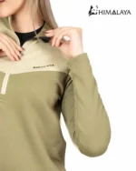بلوز نیم زیپ زنانه CW43 هیمالیا - Image 4