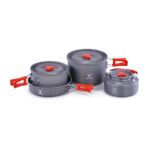ست ظروف کمپینگ 4 نفره کله گاوی مدل PEKYNEW COOKING SET SPICE 4