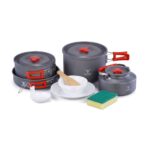 ست ظروف کمپینگ 4 نفره کله گاوی مدل PEKYNEW COOKING SET SPICE 4 - Image 7