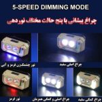چراغ پیشانی مدل T129 با نور چند رنگ - Image 4