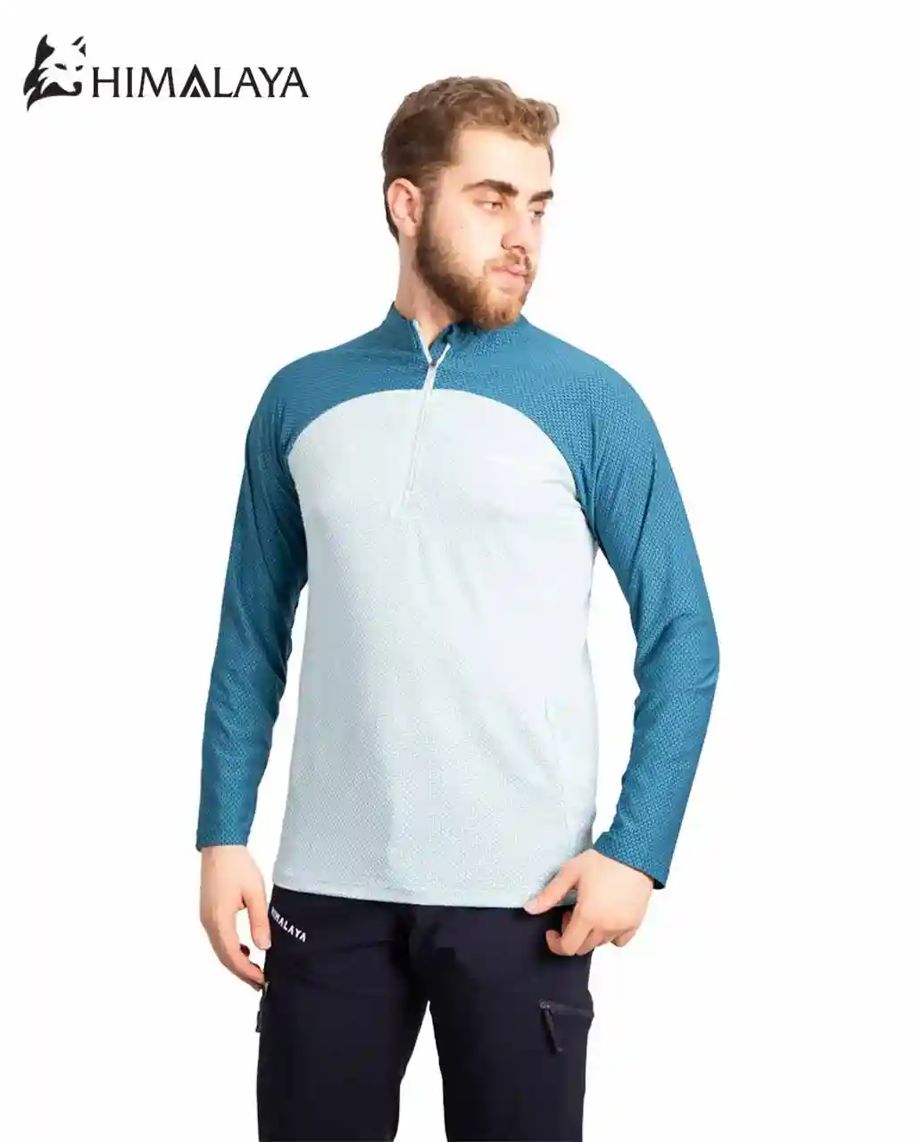 mens-half-zip-cm169b-18_19_11zon_19_11zon بلوز نیم زیپ مردانه cm169-B هیمالیا - Image 1