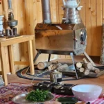 بخاری هیزمی کمپینگ مدل سبلان گالوانیزه - تصویر 2